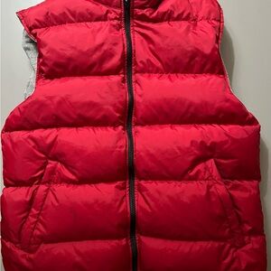 Adults Unisex Vibrant Red Puffer Vest
